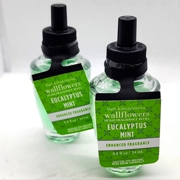 Bath & Body Works Other - BATH & BODY WORKS lot of 2 WALLFLOWER REFILLS EUCALYPTUS MINT new